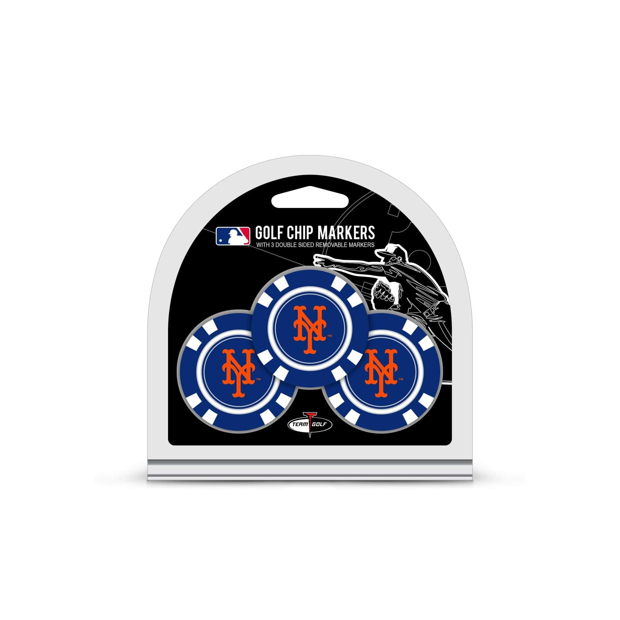 New York Mets 3 Pack Golf Chip Ball Markers - 757 Sports Collectibles