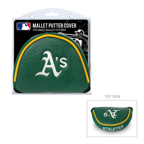 Oakland Athletics Golf Mallet Putter Cover - 757 Sports Collectibles