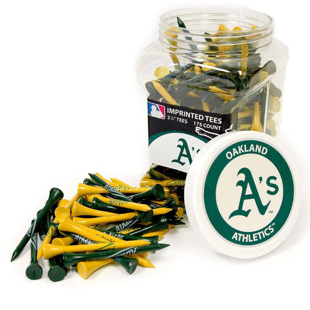 Oakland Athletics Jar Of 175 Golf Tees - 757 Sports Collectibles