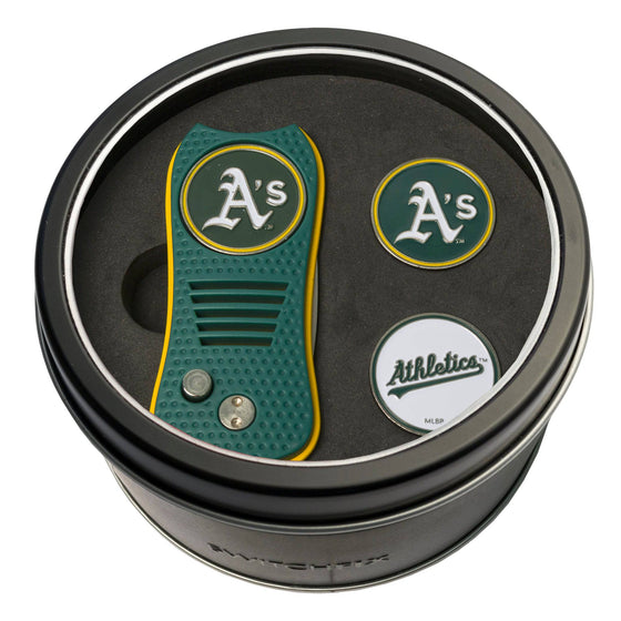 Oakland Athletics Tin Set - Switchfix, 2 Markers - 757 Sports Collectibles