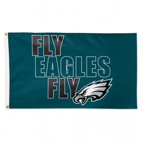 Fly Eagles Fly 3'X5" Deluxe Flag