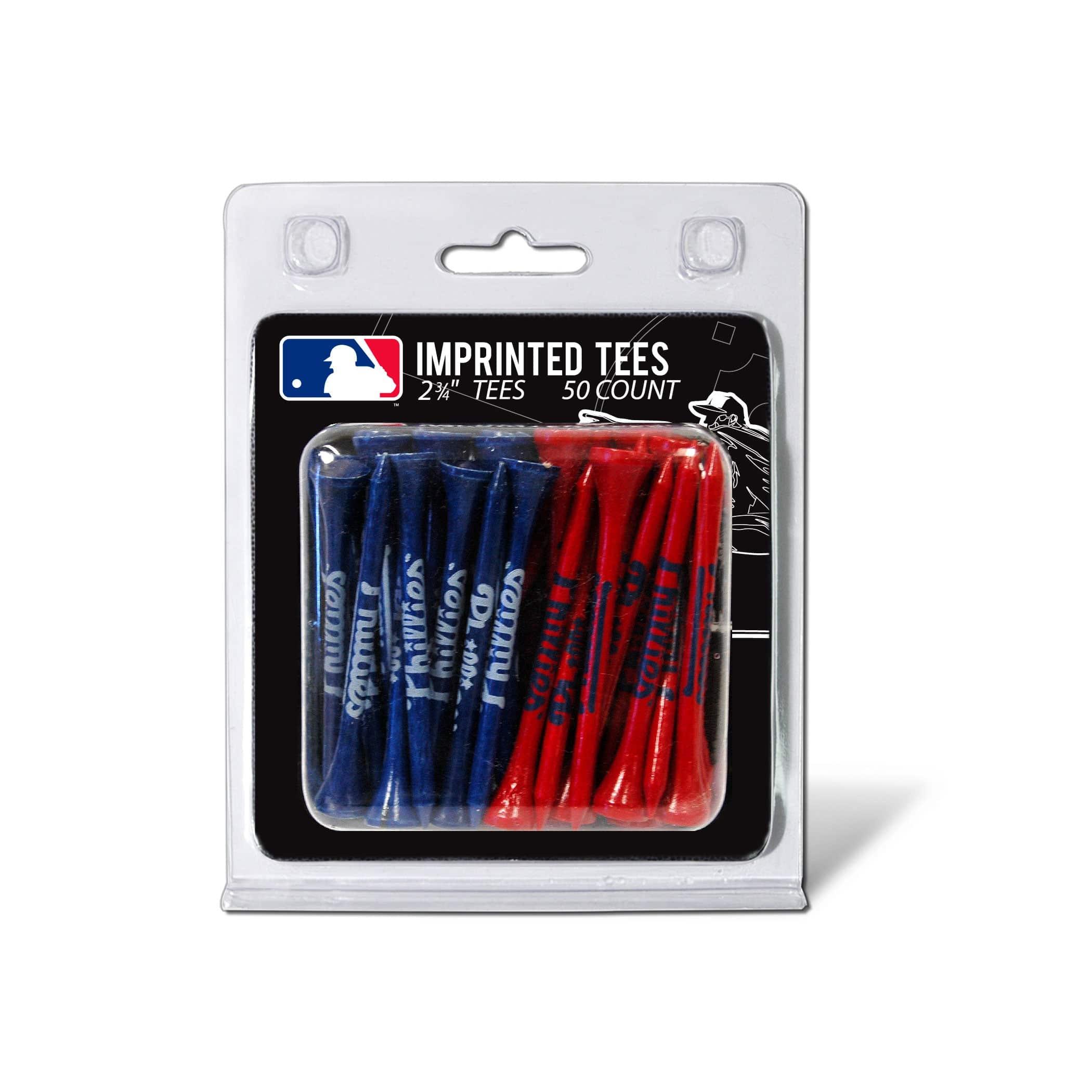 Philadelphia Phillies Pack Of 50 Golf Tees - 757 Sports Collectibles