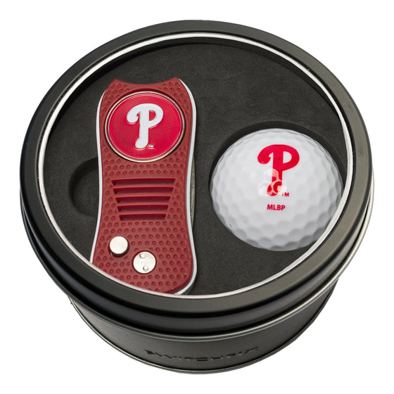 Philadelphia Phillies Tin Set - Switchfix, Golf Ball - 757 Sports Collectibles