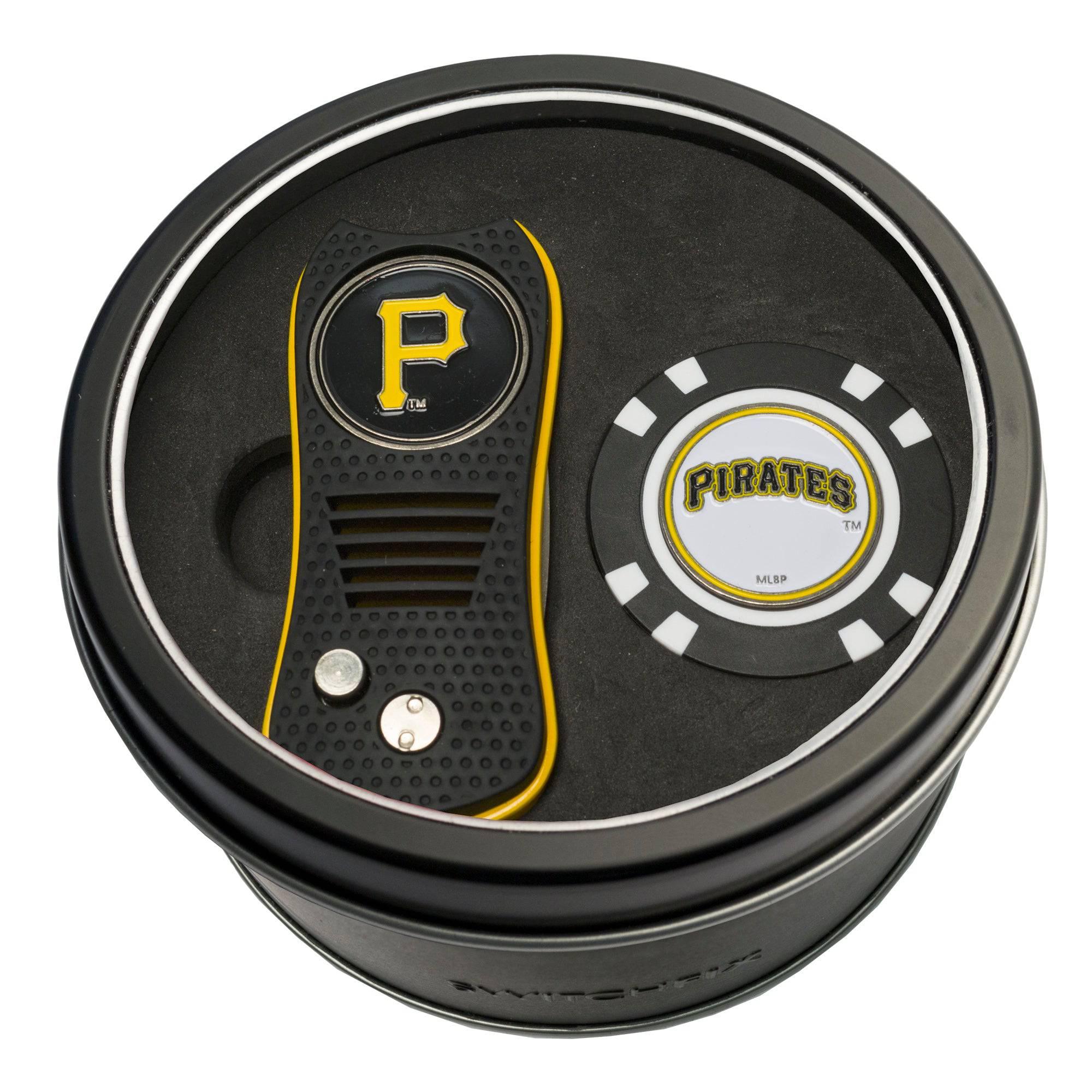 Pittsburgh Pirates Tin Set - Switchfix, Golf Chip - 757 Sports Collectibles