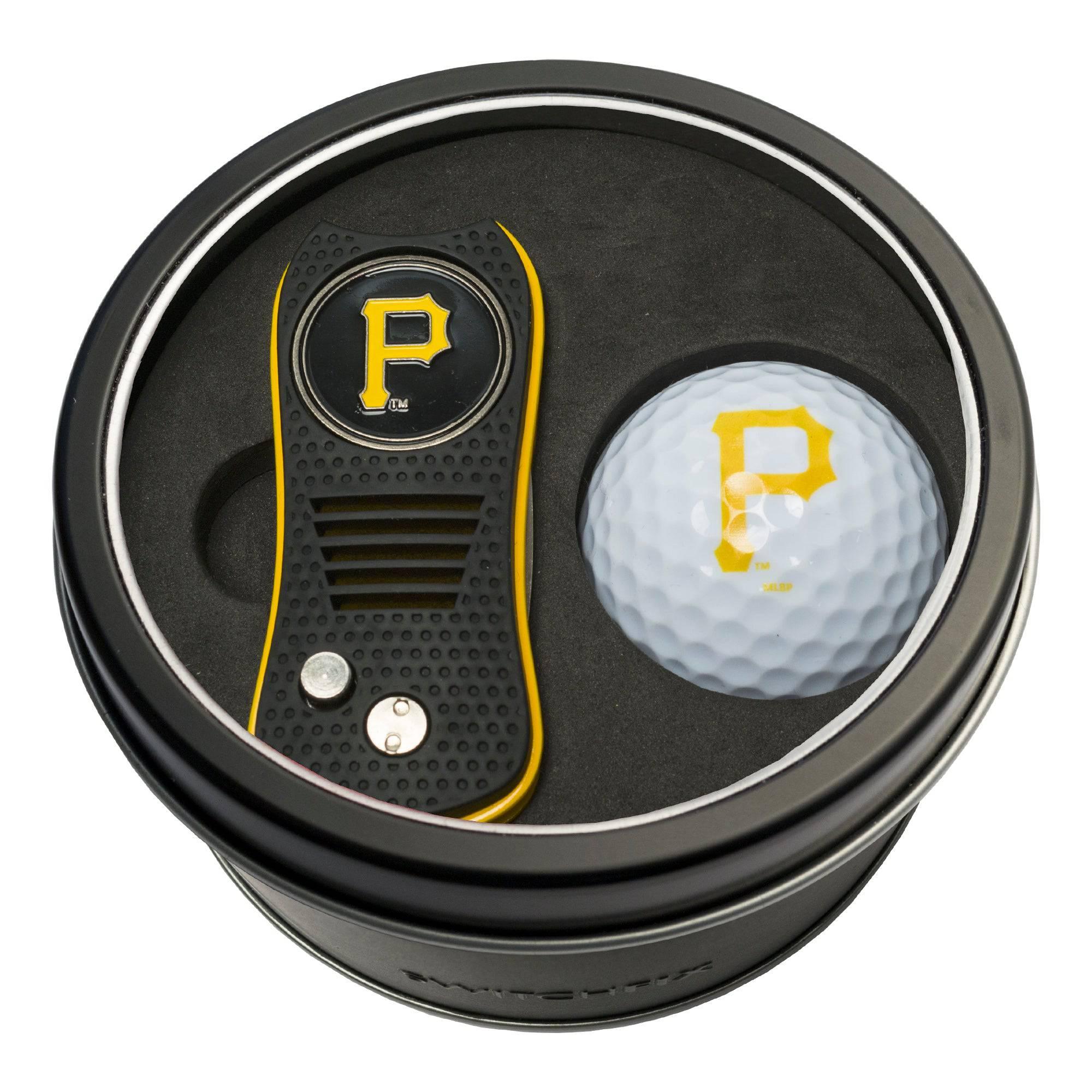 Pittsburgh Pirates Tin Set - Switchfix, Golf Ball - 757 Sports Collectibles