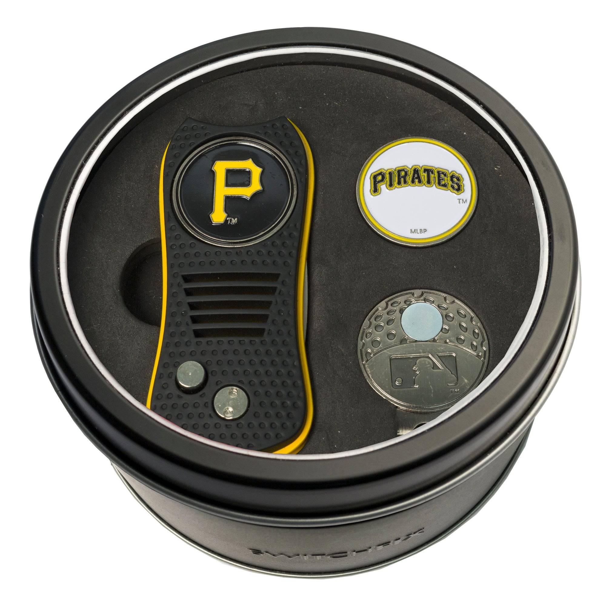 Pittsburgh Pirates Tin Set - Switchfix, Cap Clip, Marker - 757 Sports Collectibles
