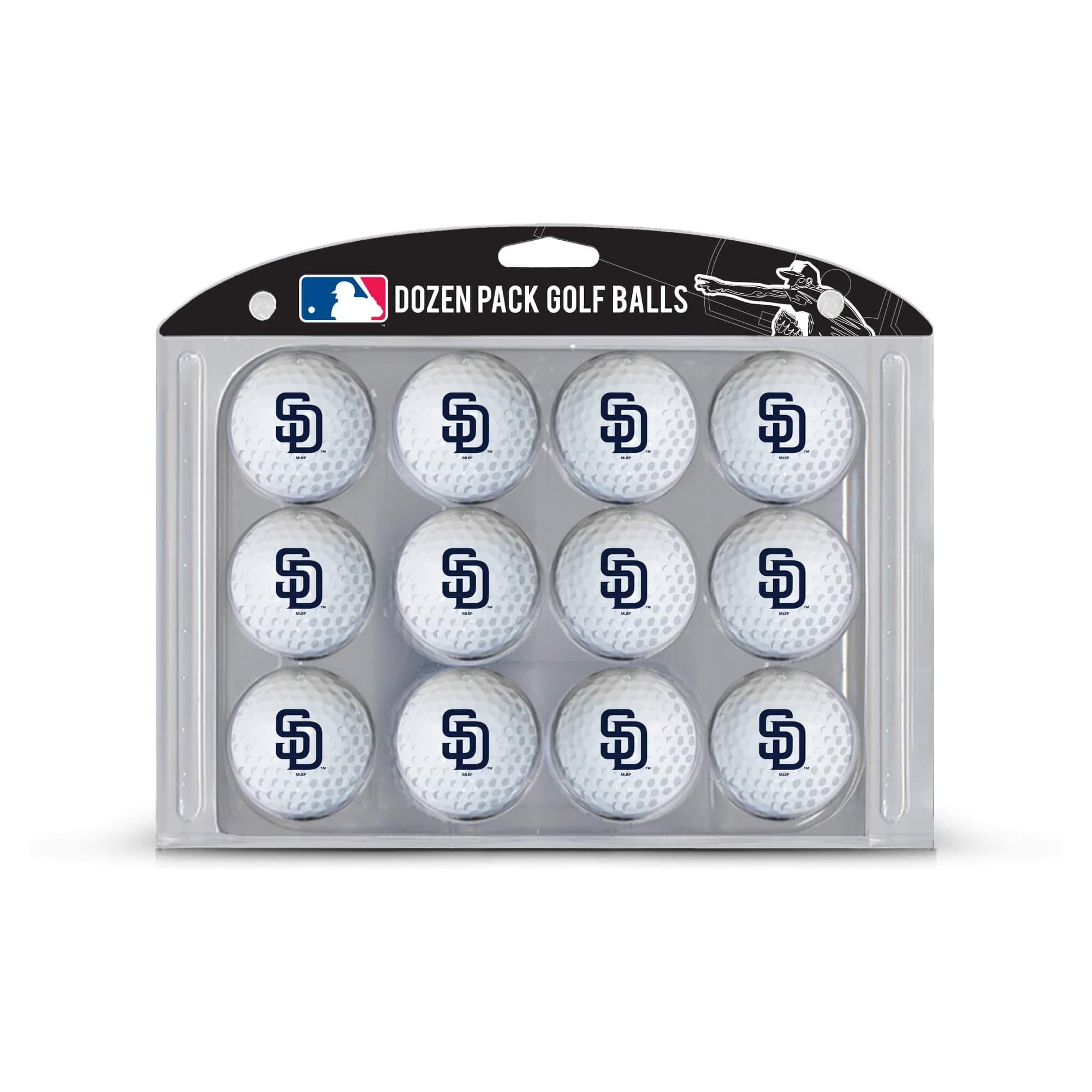 San Diego Padres Golf Balls, 12 Pack - 757 Sports Collectibles