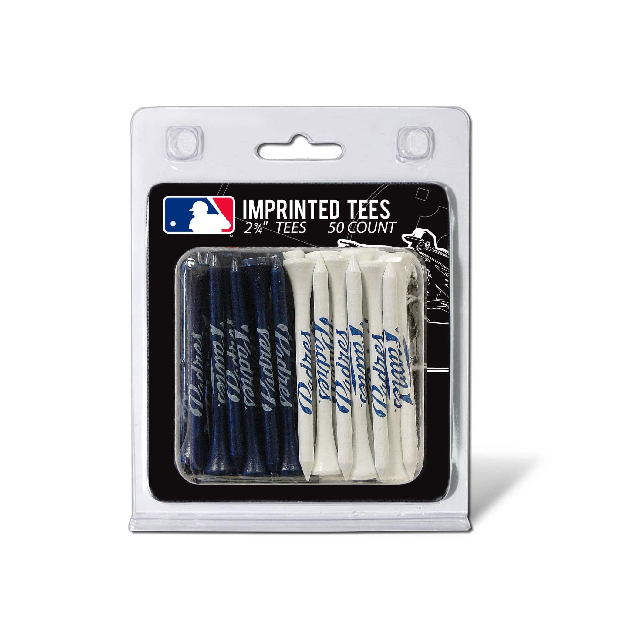 San Diego Padres Pack Of 50 Golf Tees - 757 Sports Collectibles