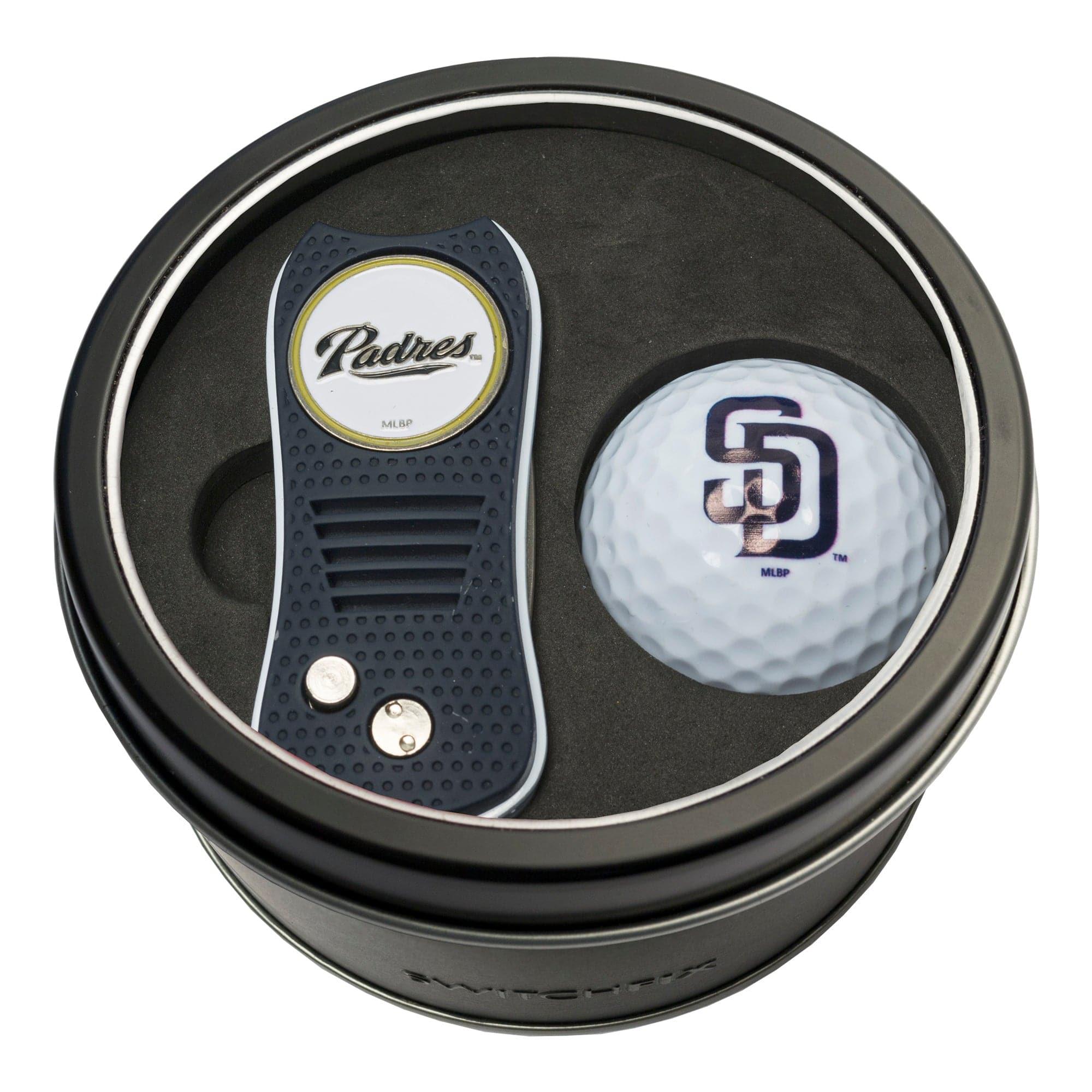San Diego Padres Tin Set - Switchfix, Golf Ball - 757 Sports Collectibles