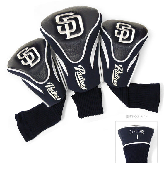 San Diego Padres 3 Pack Contour Head Covers - 757 Sports Collectibles
