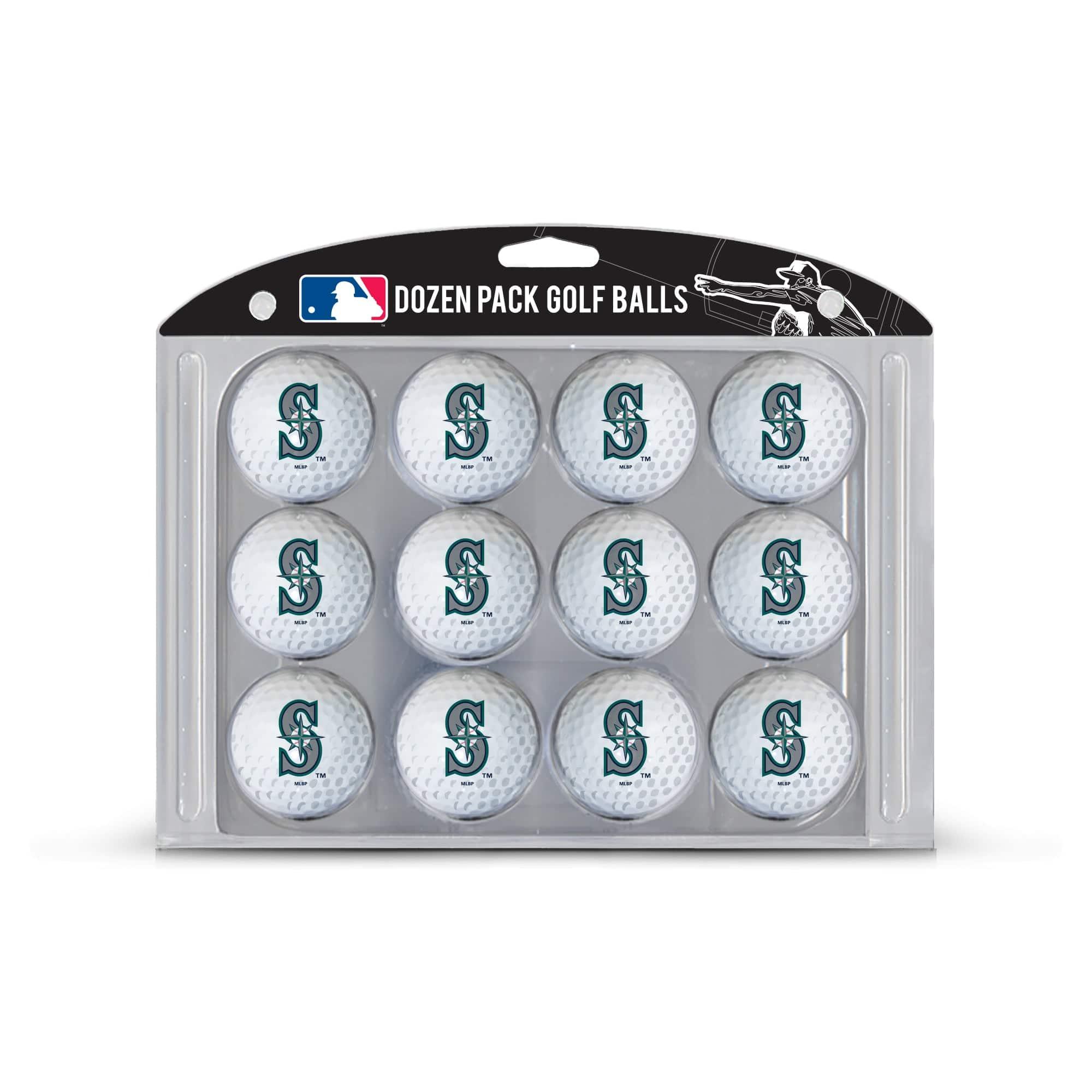 Seattle Mariners Golf Balls, 12 Pack - 757 Sports Collectibles