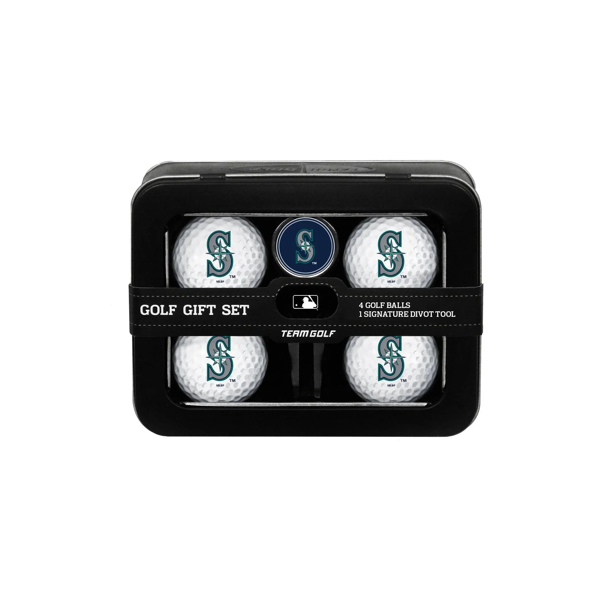 Seattle Mariners 4 Golf Ball And Divot Tool Set - 757 Sports Collectibles