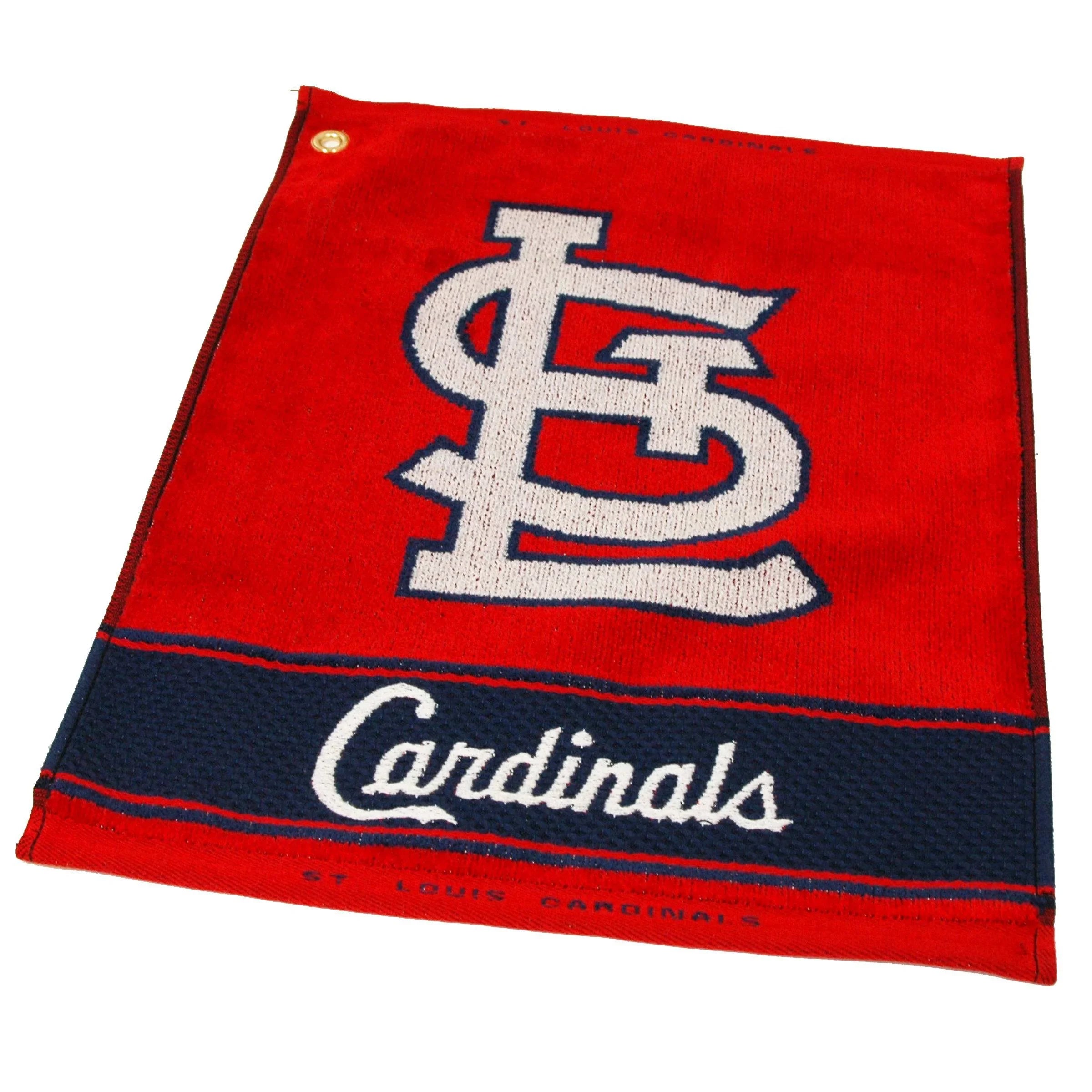 St Louis Cardinals Jacquard Woven Golf Towel - 757 Sports Collectibles