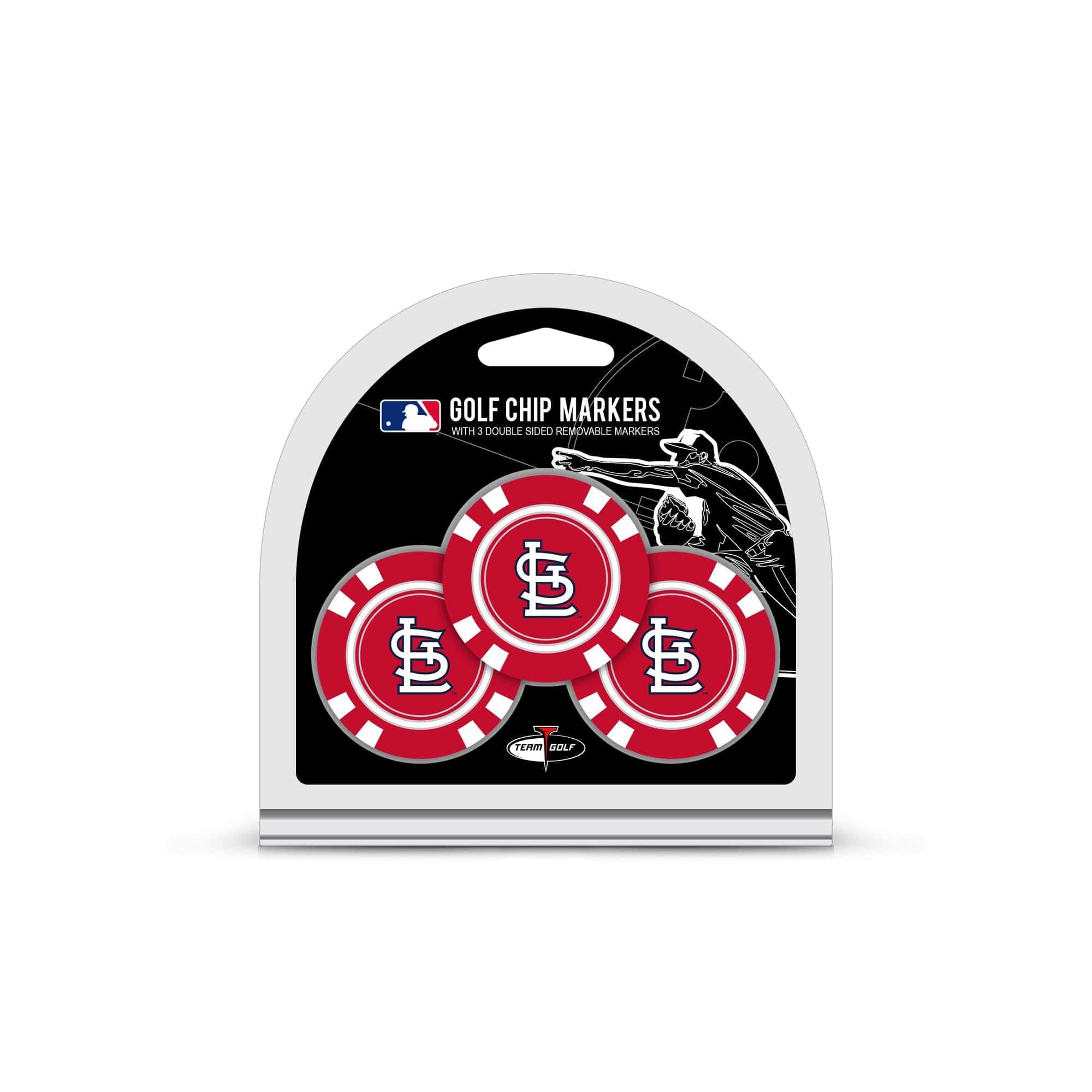 St Louis Cardinals 3 Pack Golf Chip Ball Markers - 757 Sports Collectibles