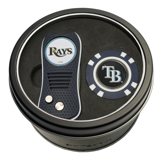 Tampa Bay Rays Tin Set - Switchfix, Golf Chip - 757 Sports Collectibles