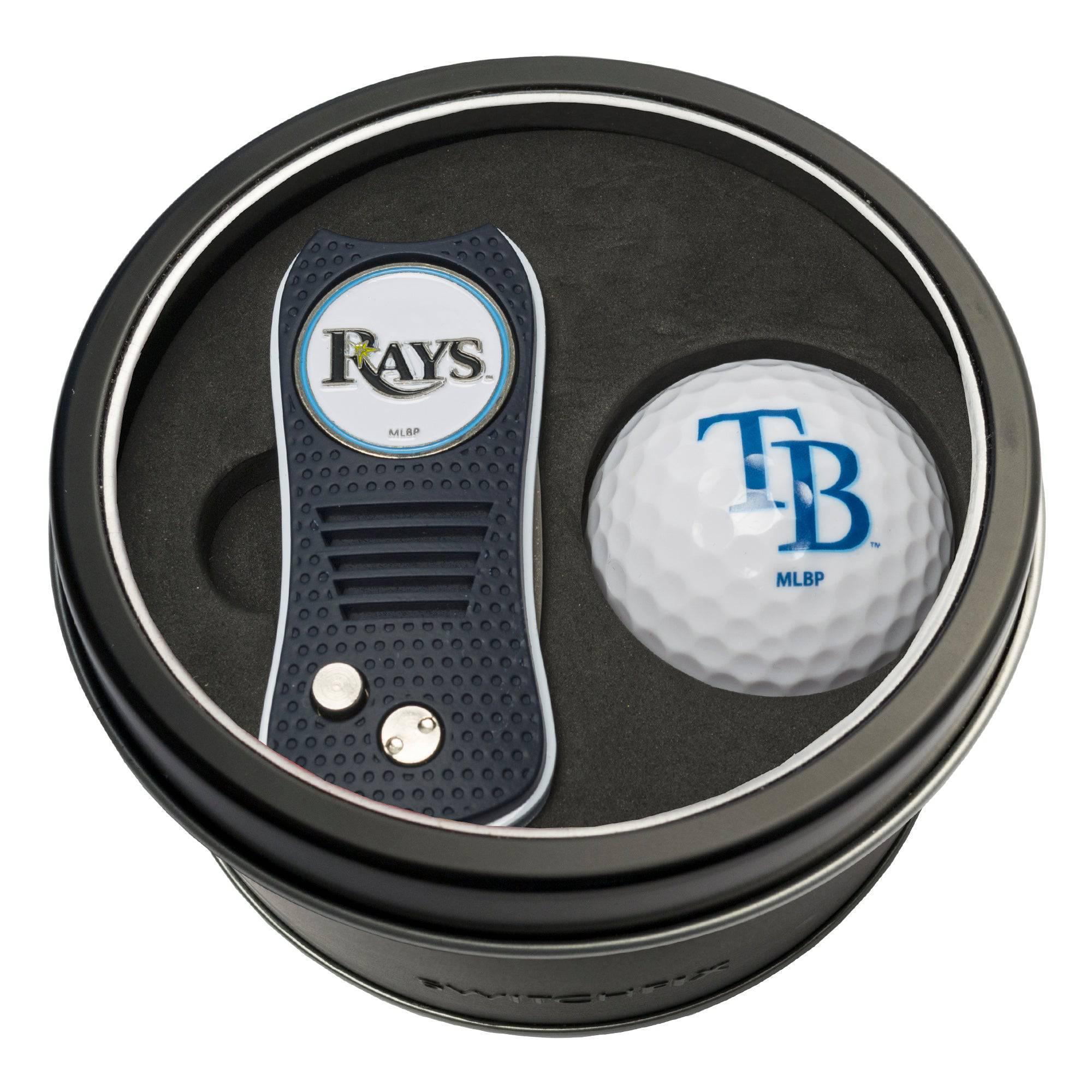 Tampa Bay Rays Tin Set - Switchfix, Golf Ball - 757 Sports Collectibles