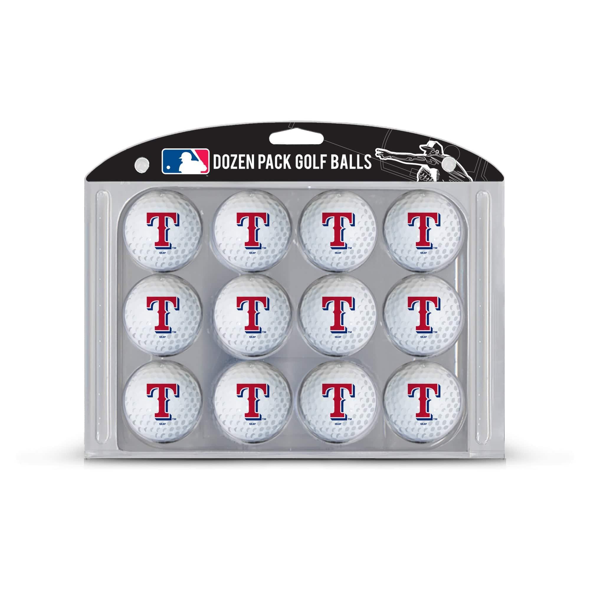 Texas Rangers Golf Balls, 12 Pack - 757 Sports Collectibles