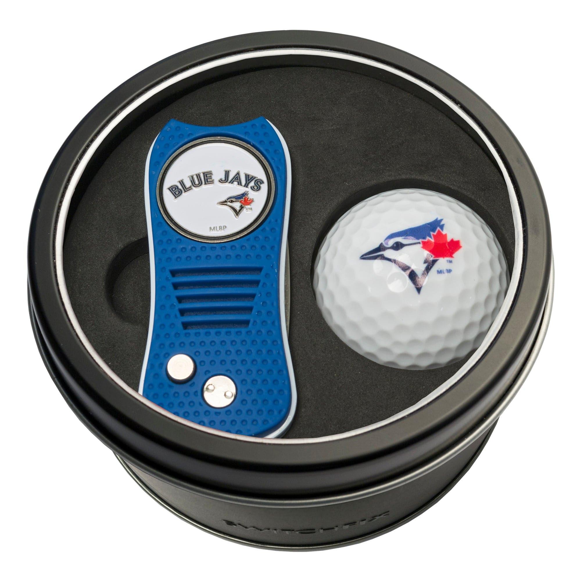 Toronto Blue Jays Tin Set - Switchfix, Golf Ball - 757 Sports Collectibles