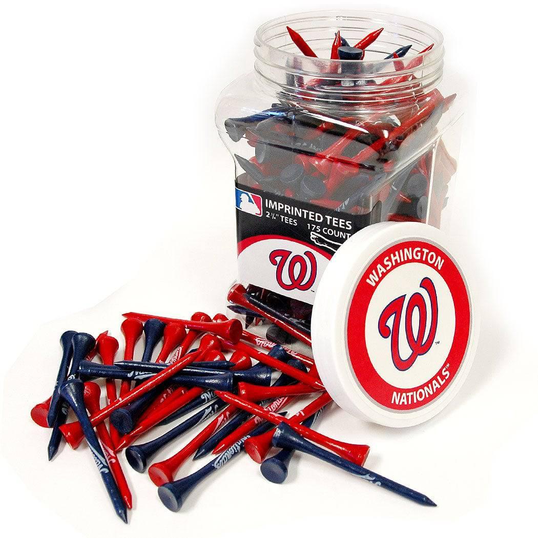 Washington Nationals Jar Of 175 Golf Tees - 757 Sports Collectibles