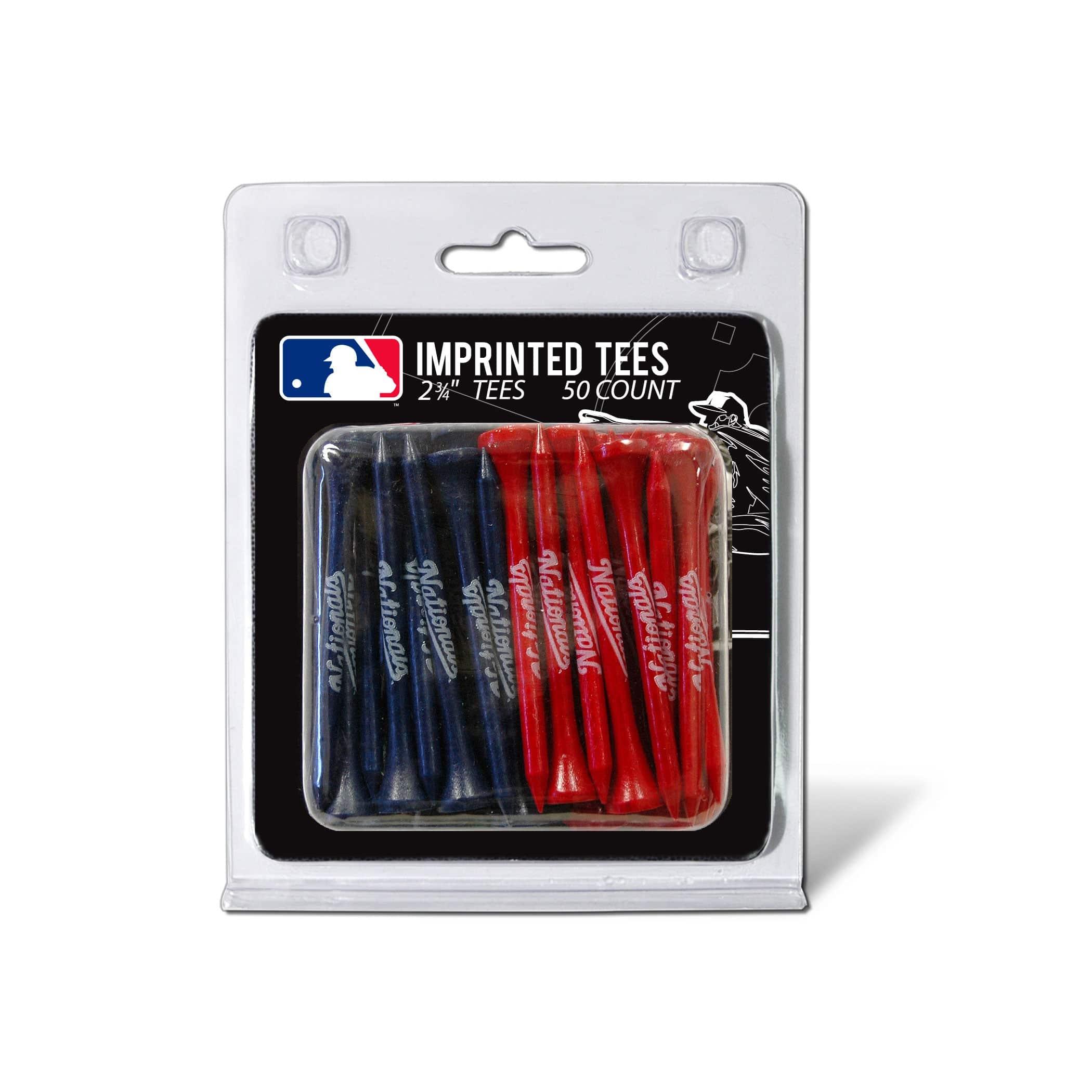 Washington Nationals Pack Of 50 Golf Tees - 757 Sports Collectibles