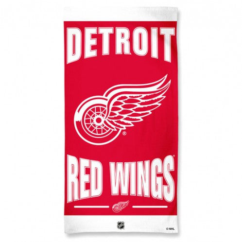 Detroit Red Wings Beach Towel - 30" x 60" - Alternate logo (CDG) - 757 Sports Collectibles