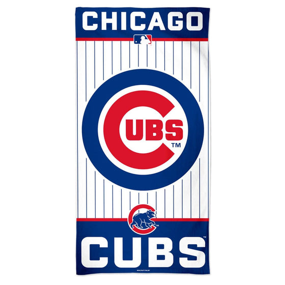 Chicago Cubs Beach Towel - 30"x 60" (CDG) - 757 Sports Collectibles