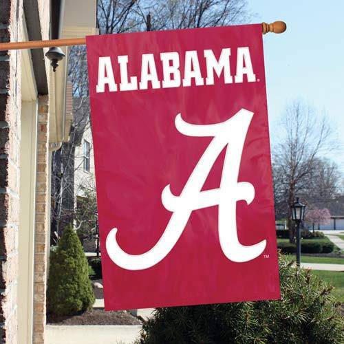 Alabama Crimson Tide Premium 44"x28" Embroidered 2-Sided Flag - 757 Sports Collectibles