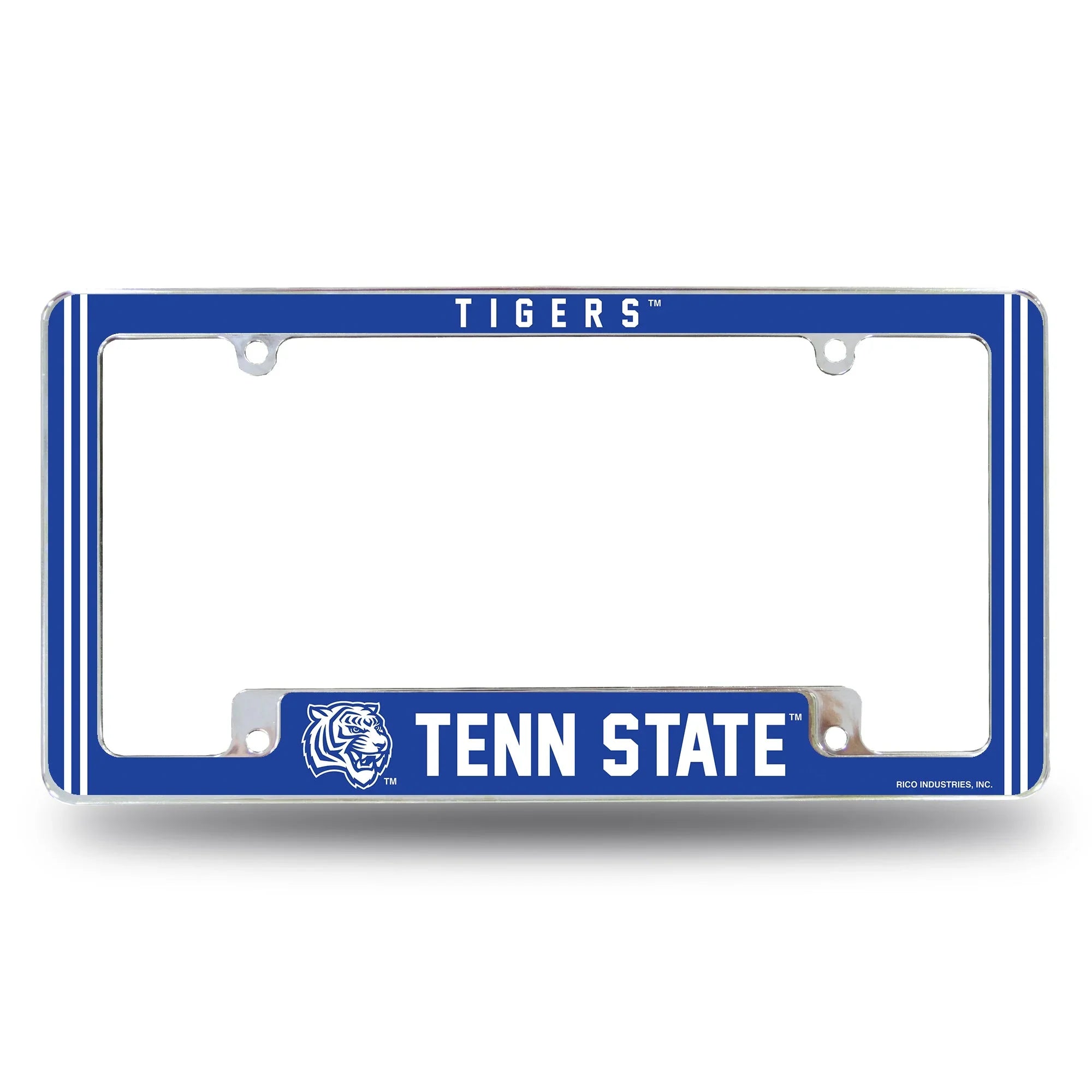 Tennessee State Alternate Design All Over Chrome Frame - Bottom Oriented