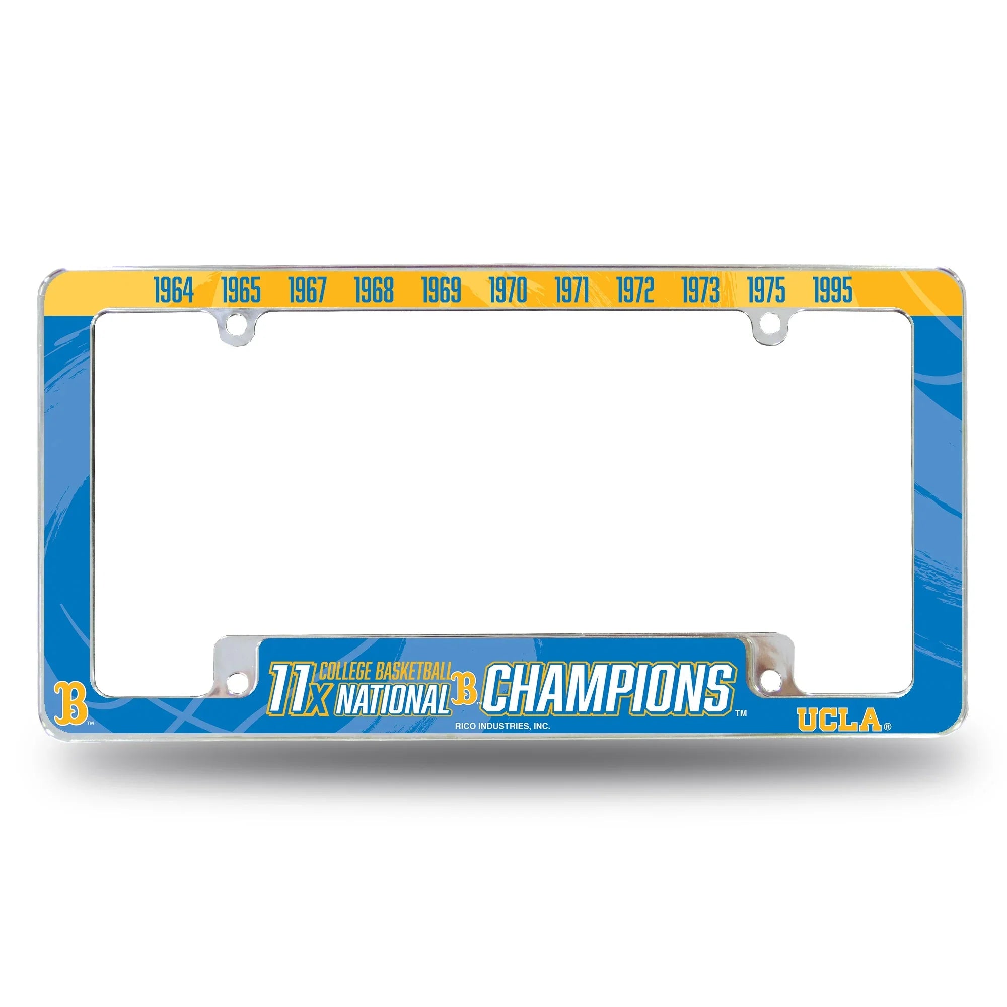 Ucla 11 Time College Basketball Champs All Over Chrome Frame
