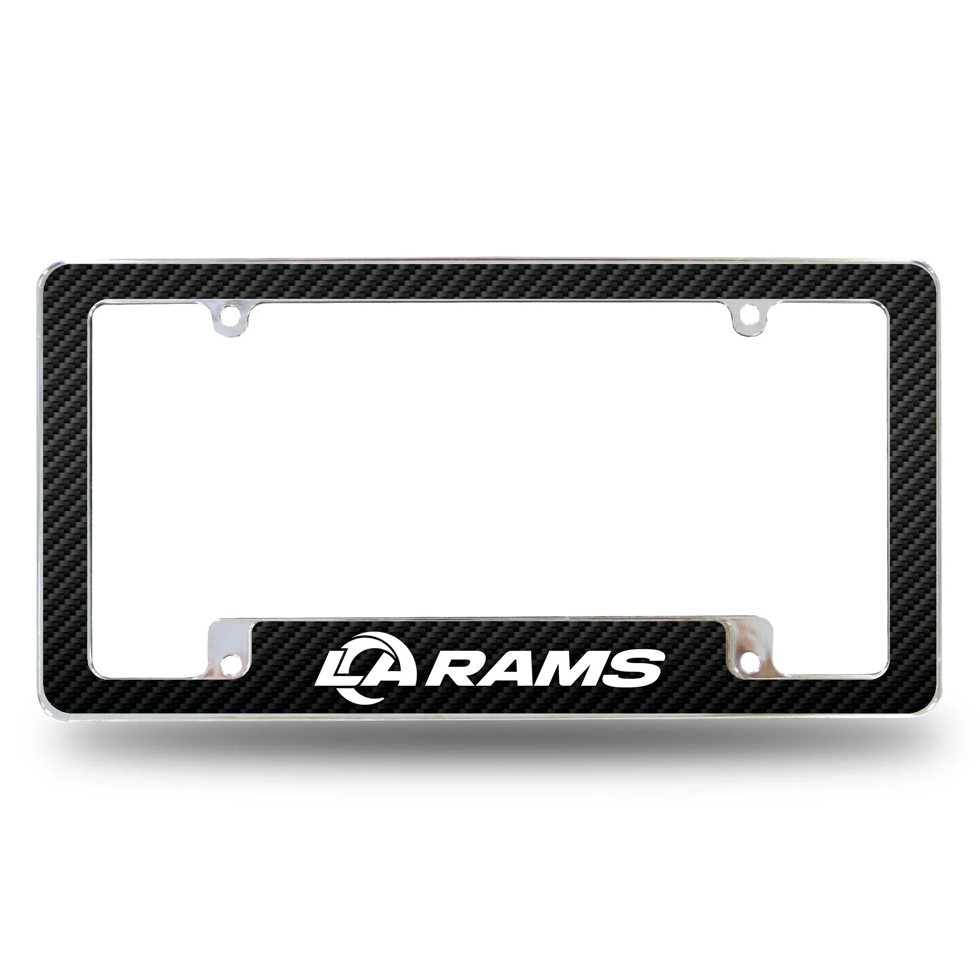 Rams - Carbon Fiber Design - All Over Chrome Frame