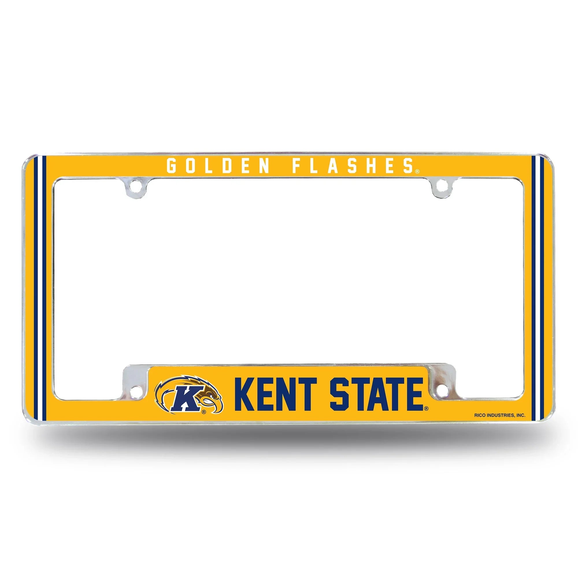 Kent State Alternate Design All Over Chrome Frame - Bottom Oriented