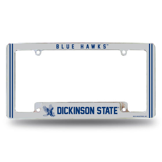 Dickinson State Alternate Design All Over Chrome Frame - Bottom Oriented