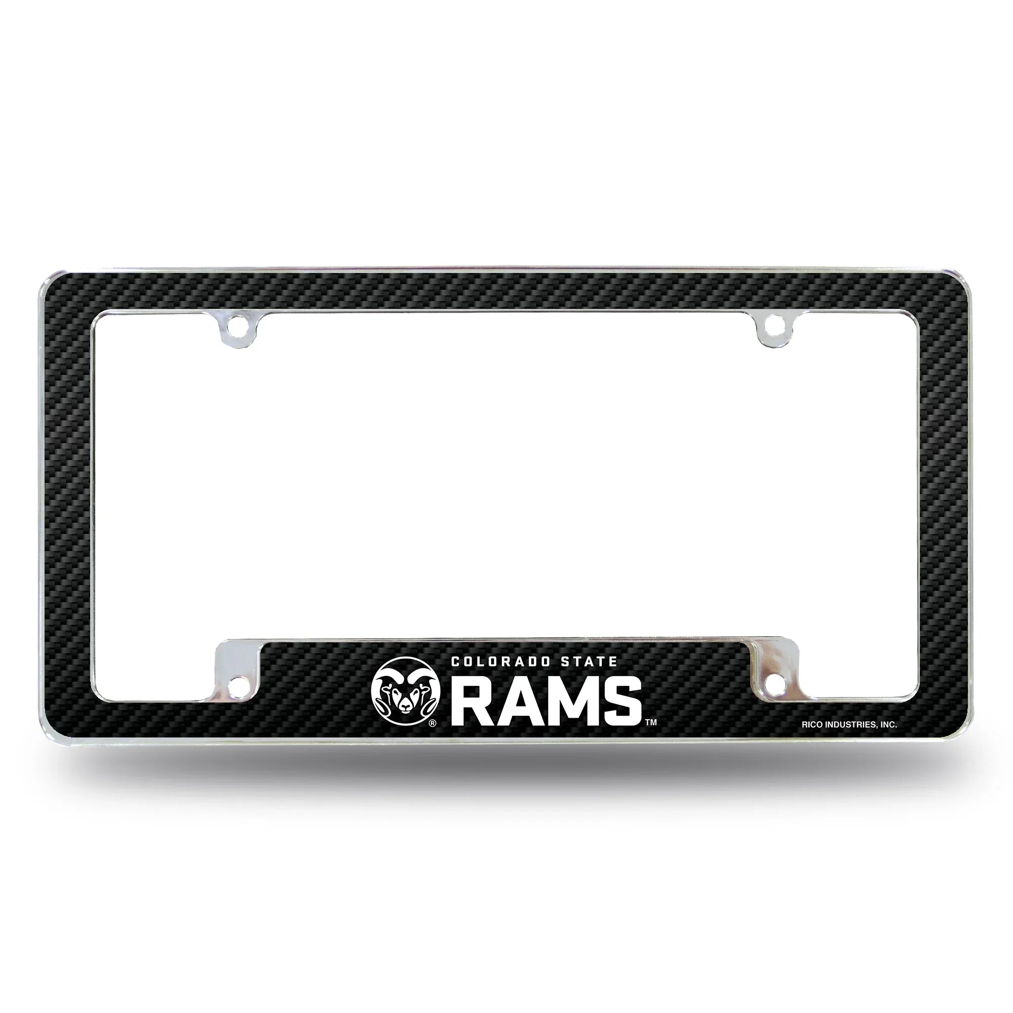 Colorado State - Carbon Fiber Design - All Over Chrome Frame
