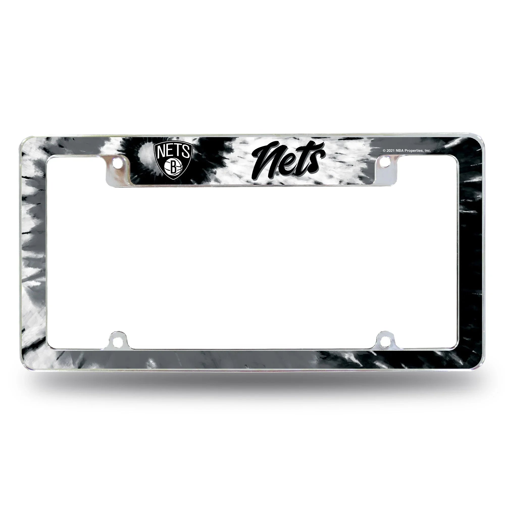 Nets - Tie Dye Design - All Over Chrome Frame (Top Oriented)