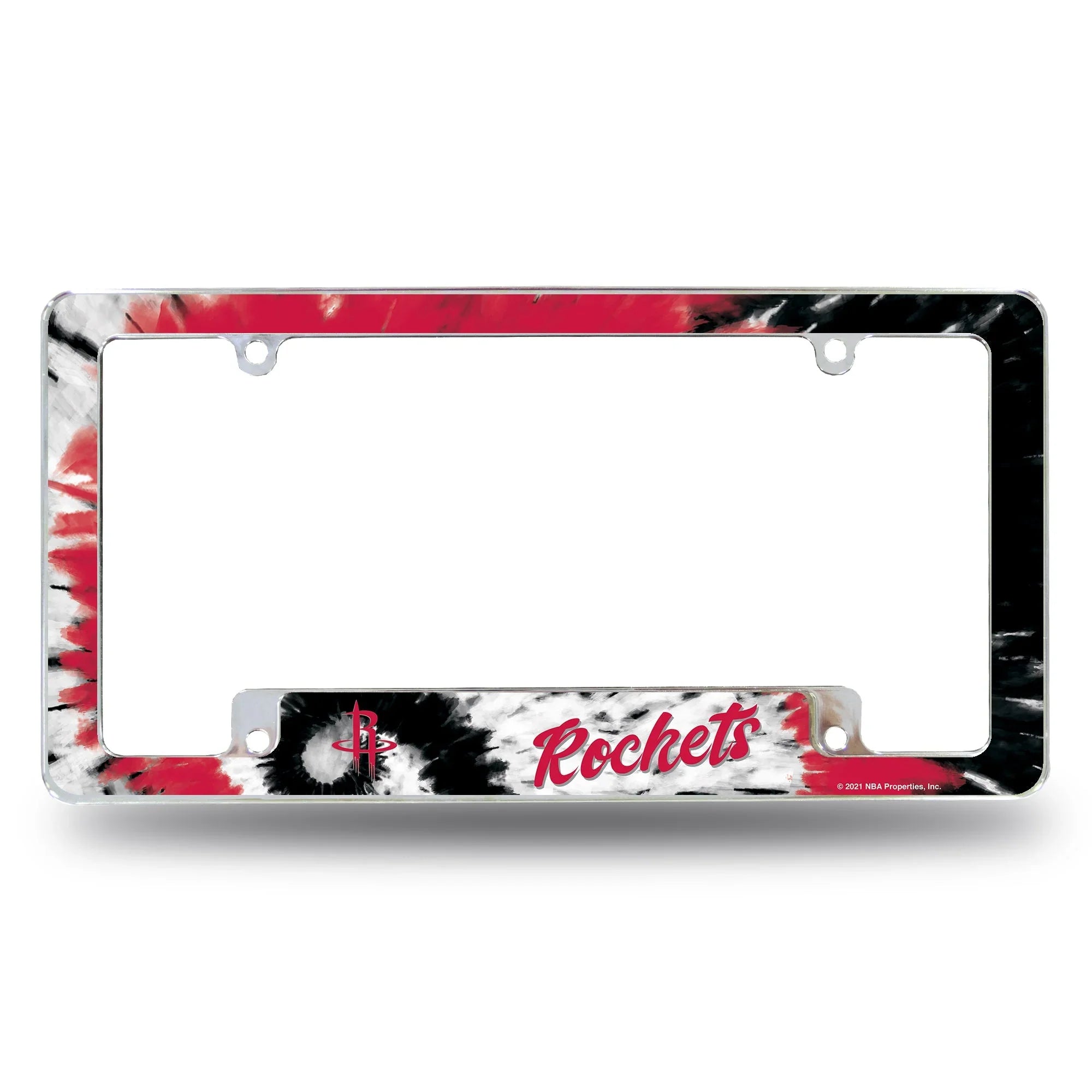 Rockets - Tie Dye Design - All Over Chrome Frame (Bottom Oriented)