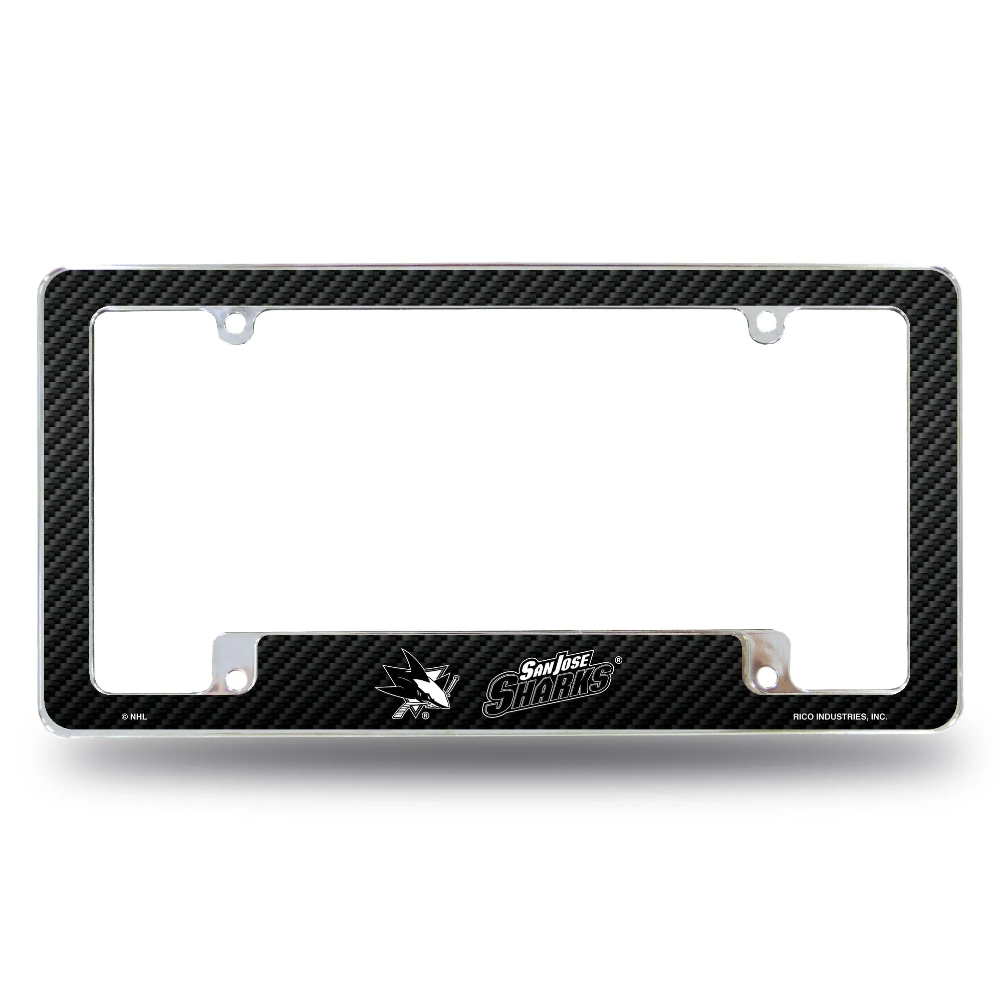 Sharks - Carbon Fiber Design - All Over Chrome Frame