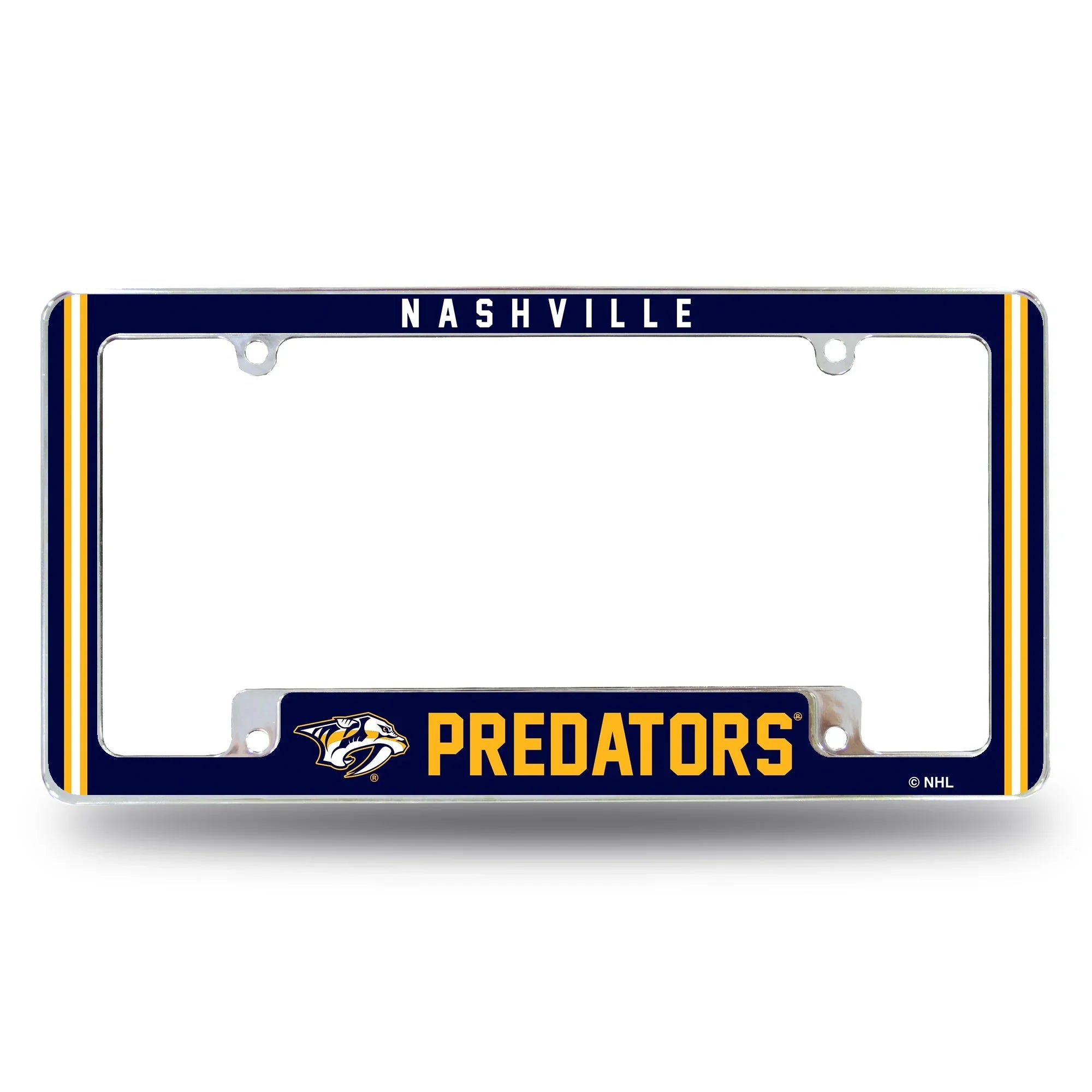 Predators Alternate Design All Over Chrome Frame - Bottom Oriented