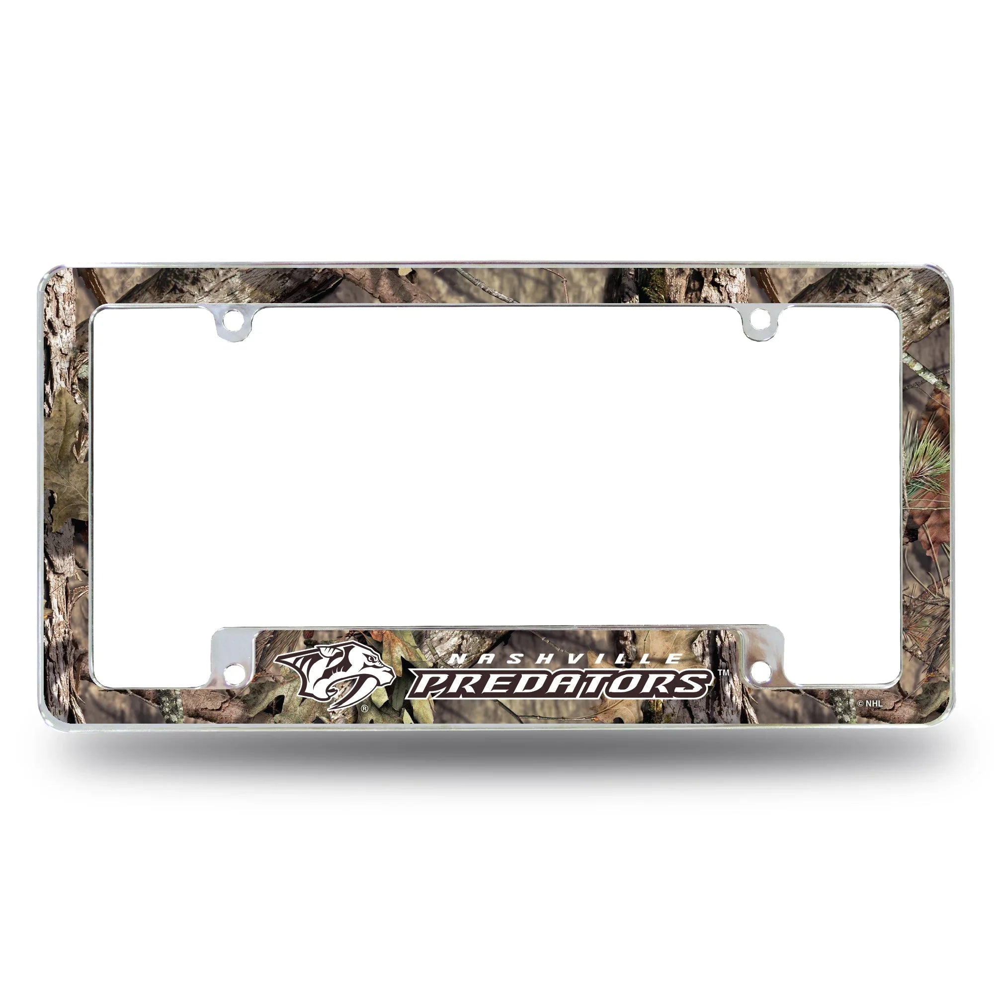 Predators / Mossy Oak Camo Break-Up Country All Over Chrome Frame (Bottom Oriented)