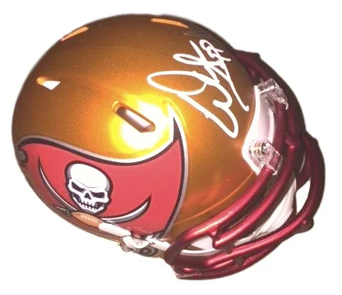 Warren Sapp Tampa Bay Buccaneers Autographed Signed Blaze Mini Helmet - JSA Witnessed Authentication