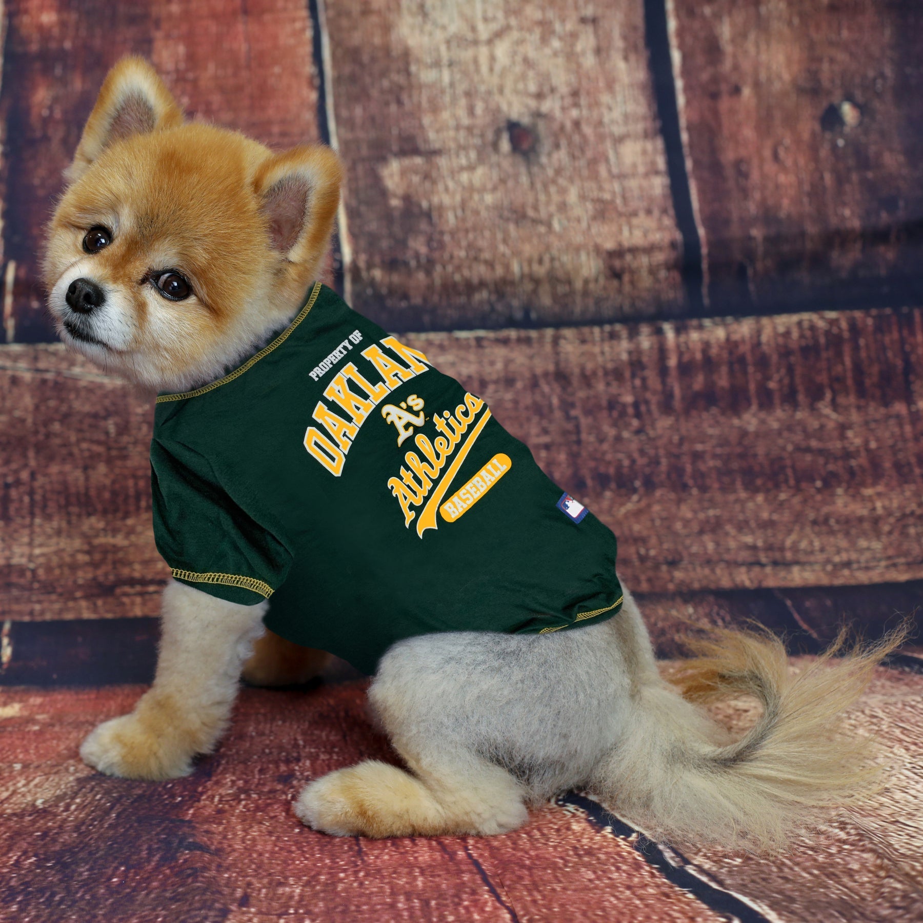 Oakland Athletics Dog Tee Shirt Pets First - 757 Sports Collectibles