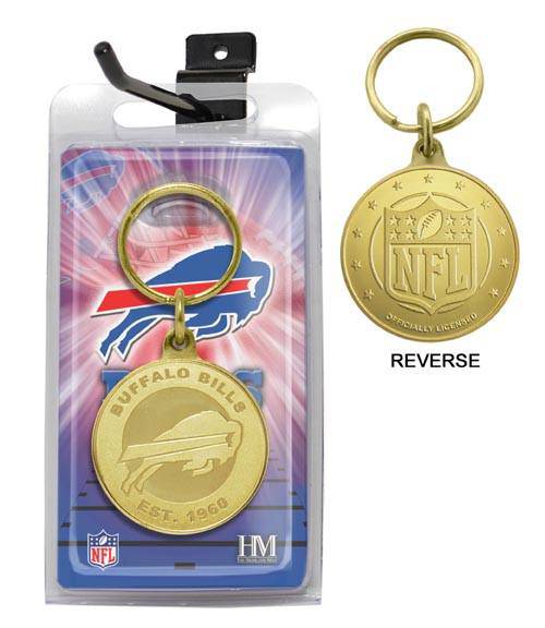 Buffalo Bills Bronze Bullion Keychain (HM) - 757 Sports Collectibles