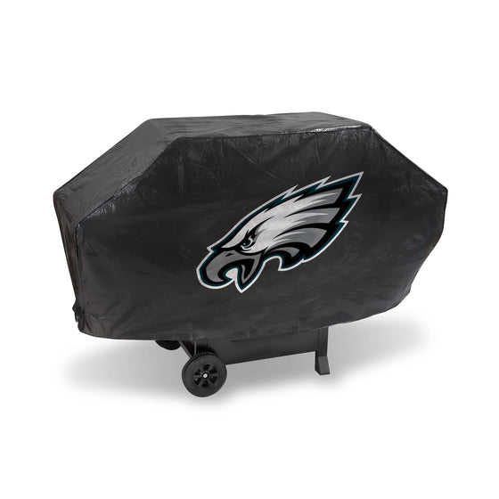PHILADELPHIA EAGLES DELUXE GRILL COVER-(Black Background) (Rico) - 757 Sports Collectibles