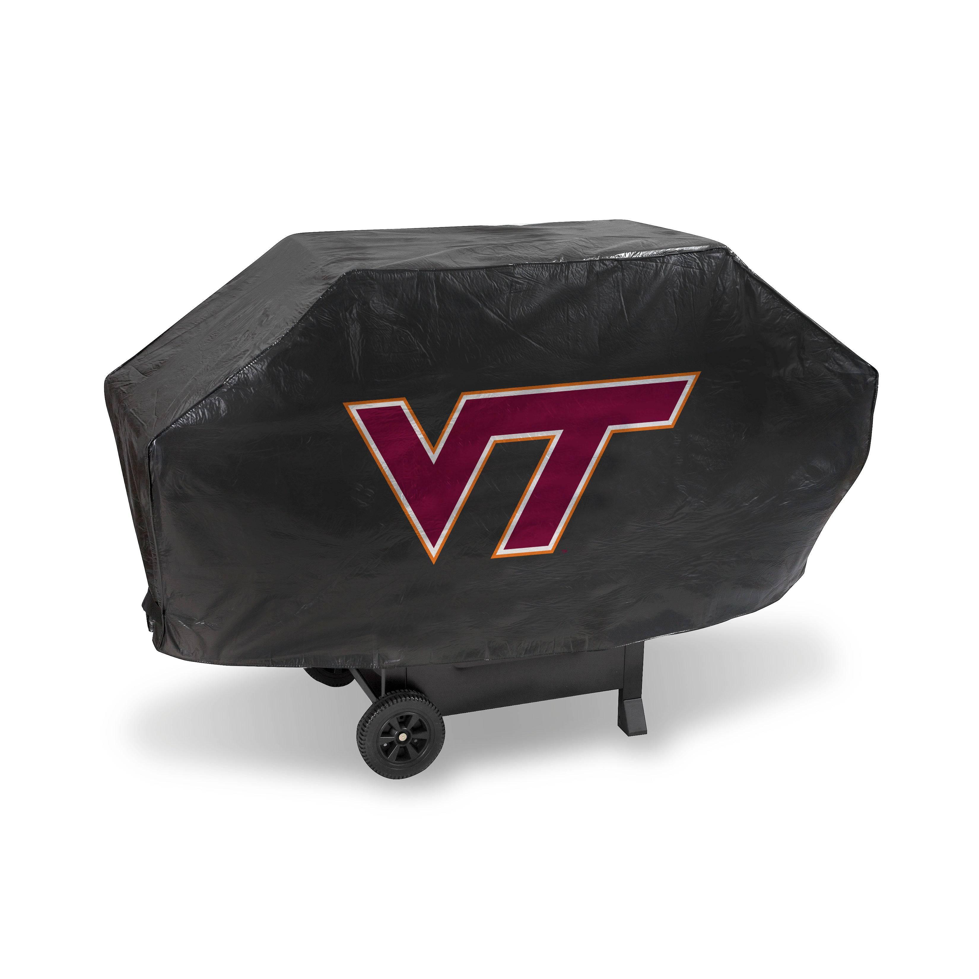 VIRGINIA TECH VT Hokies DELUXE GRILL COVER-(Black Background) (Rico) - 757 Sports Collectibles