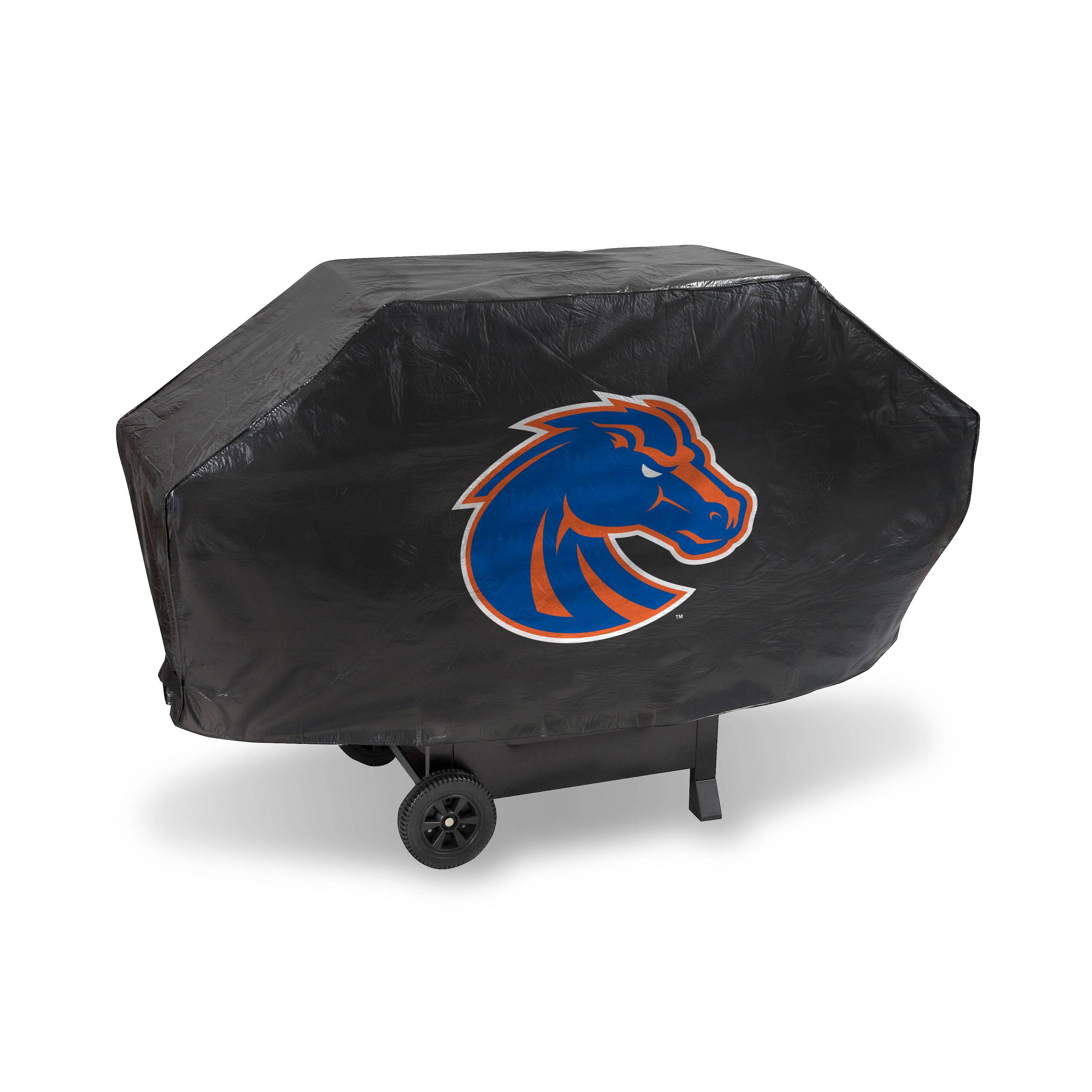 BOISE STATE BSU Broncos DELUXE GRILL COVER-(Black Background) (Rico) - 757 Sports Collectibles
