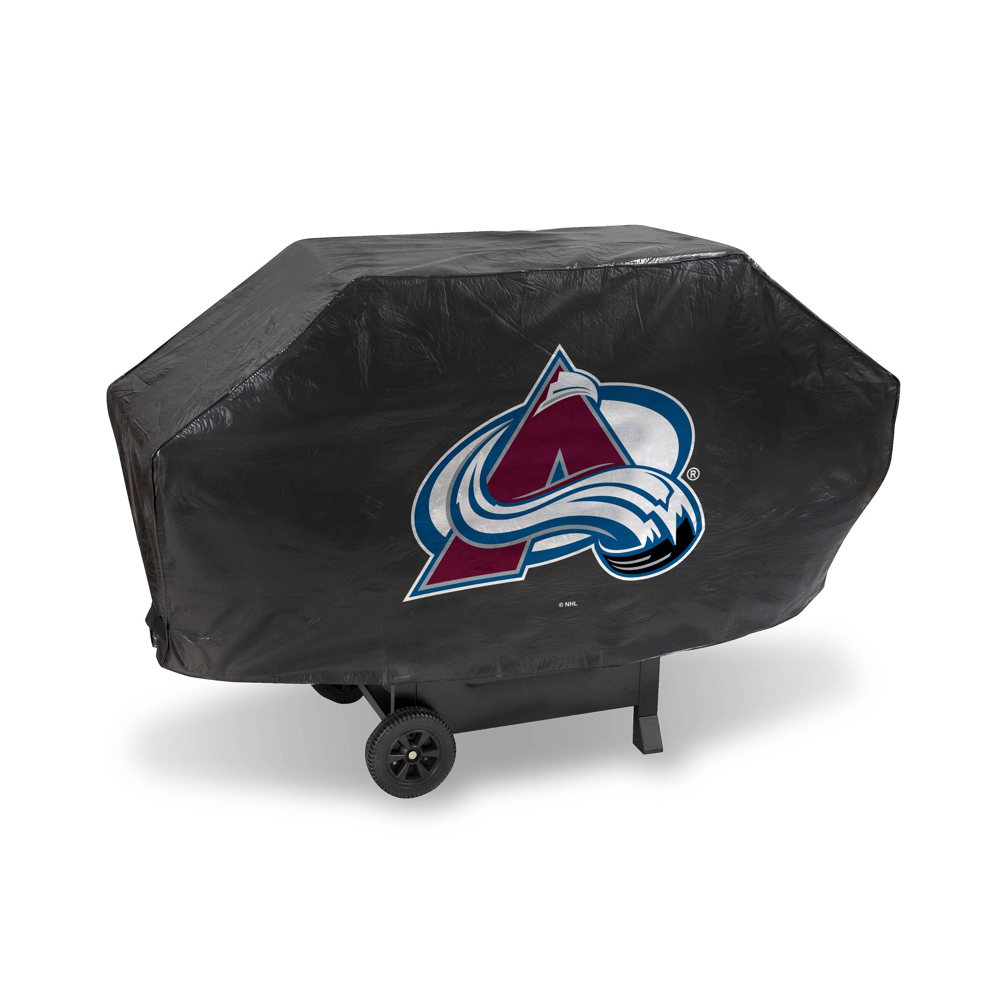 COLORADO AVALANCHE DELUXE GRILL COVER-(Black Background) (Rico) - 757 Sports Collectibles