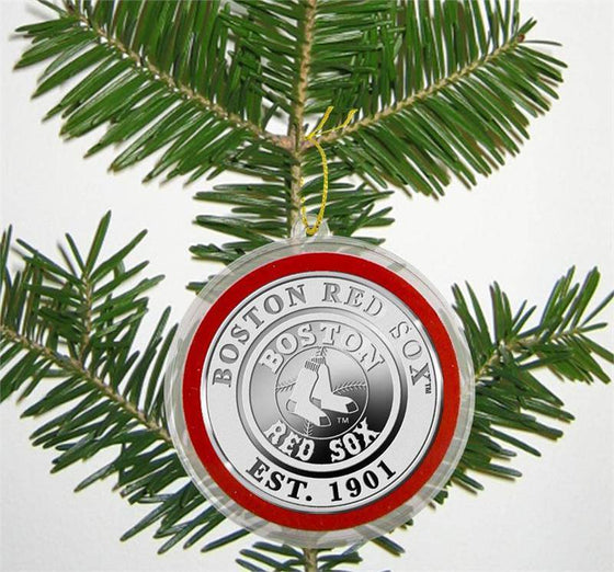 Boston Red Sox Silver Coin Ornament (HM) - 757 Sports Collectibles