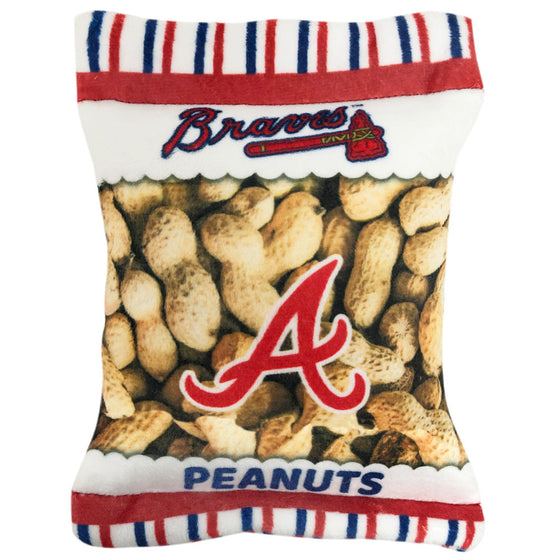 Atlanta Braves Peanut Bag Toy by Pets First
