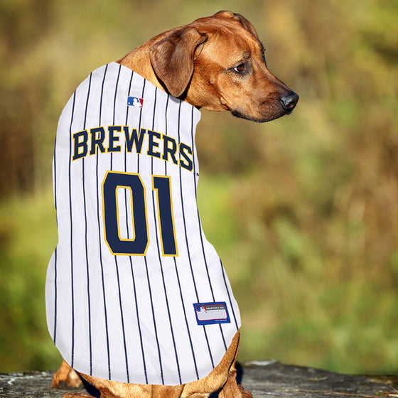 Milwaukee Brewers Dog Jersey Pets First - 757 Sports Collectibles