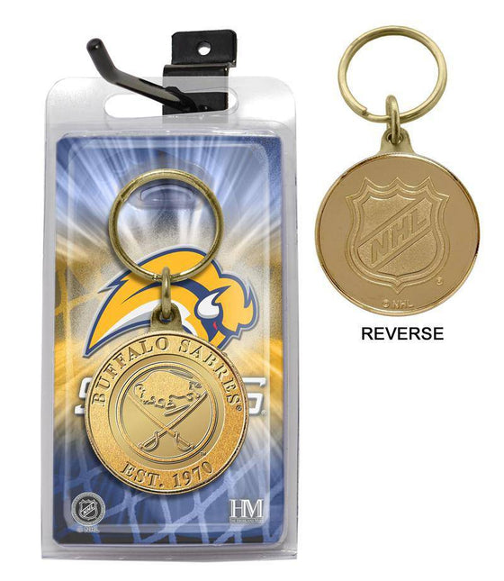 Buffalo Sabres Bronze Coin Keychain (HM) - 757 Sports Collectibles