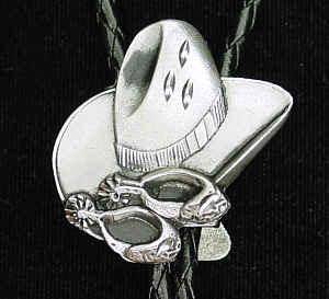Bolo - Cowboy Hat and Spurs (Diamond Cut) (SSKG) - 757 Sports Collectibles